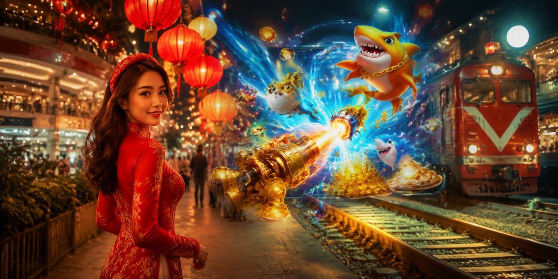 Người chơi bắn cá tại chợ đêm Hà Nội trên điện thoại