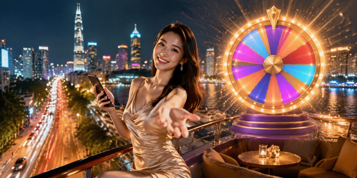 Không gian rực rỡ ánh đèn neon trò chơi may mắn tại TP. Hồ Chí Minh